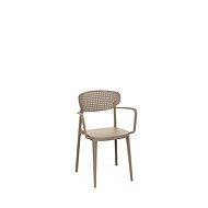 ROJAPLAST Židle zahradní Aire Armchair, taupe - Zahradní židle