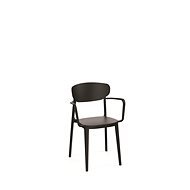 ROJAPLAST Židle zahradní Mare Armchair, černá - Zahradní židle