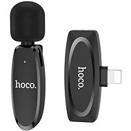 Hoco L155 Lavalier Lightning, black - Microphone