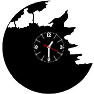 Clock LP vynil 30cm Wolf - Wall Clock