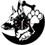 Clock LP vynil 30cm Wolfman - Wall Clock