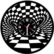 Clock LP vynil 30cm Optical illusion - Wall Clock