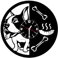 clock vynil Buldoček - Wall Clock