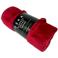 Home Elements Microflannel blanket 150 × 200 cm, red - Blanket