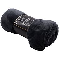 Home Elements Microflannel blanket 150 × 200 cm, dark grey - Blanket
