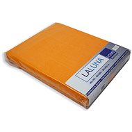 Home Elements Jersey stretch sheet 90 × 200 cm, gold, cotton - Bedsheet