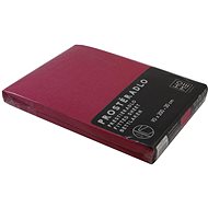 Home Elements Jersey stretch sheet 90 × 200 cm, fuchsia, cotton - Bedsheet