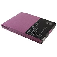 Home Elements Jersey stretch sheet 90 × 200 cm, pink, cotton - Bedsheet