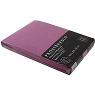 Home Elements Jersey stretch sheet 160 × 200 cm, pink, cotton - Bedsheet