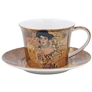 Home Elements porcelain mug 250 ml, with saucer, Klimt Adele - Mug
