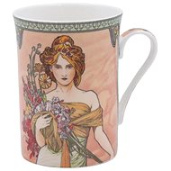 Home Elements porcelain mug 300 ml, Mucha, Spring - Mug