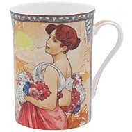 Home Elements porcelain mug 300 ml, Mucha, Summer - Mug