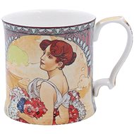 Home Elements porcelain mug 360 ml, Mucha Summer - Mug