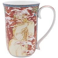 Home Elements porcelain mug 400 ml, Mucha Zima - Mug