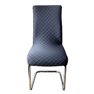Home Elements chair cover 38 × 38 × 45 cm dark grey - Chair Cover
