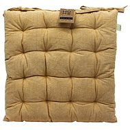 Home Elements Quilted seat cushion 40 × 40 cm, Orange - Chair Cushion