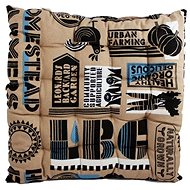 Home Elements quilted seat cushion 40 × 40 cm, garden - Chair Cushion