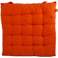 Home Elements Quilted seat cushion 40 × 40 cm, orange - Chair Cushion