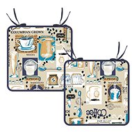Home Elements seat cushion 40 × 40 cm, Coffee - Chair Cushion