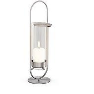Höfats Oval Candle 35 Silver - Candlestick