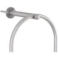 Höfats Oval Candle Wall Mount Silver - Wall Bracket