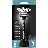 GILLETTE Mach3 Charcoal + heads 6 pcs - Razor