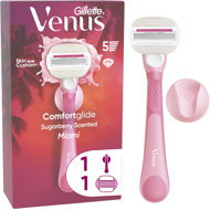 GILLETTE Venus ComfortGlide Sugarberry Scented + head 1 pc + shower holder - Razor