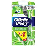 Gillette Sensitive Blue3 5 + 1 pc - Disposable Shavers