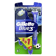 Gillette Football Blue3 5 + 1 pc - Disposable Shavers