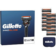 GILLETTE ProGlide 12 Stück + Schutzhülle - Ersatz-Scherköpfe