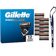 GILLETTE ProGlide 12 pcs + key ring - Replacement Blade Refill