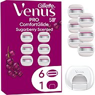 GILLETTE Venus Pro ComfortGlide Sugarberry 6 pcs + razor cover - Replacement Blade Refill