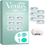 GILLETTE Venus Pro Smooth Sensitive 6 pcs + razor cover - Replacement Blade Refill