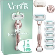 GILLETTE Venus Pro Smooth Sensitive + 6 heads, razor cover and holder - Razor