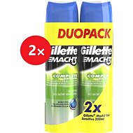 GILLETTE Mach3 Gel Sensitive 4x 200ml - Shaving Gel