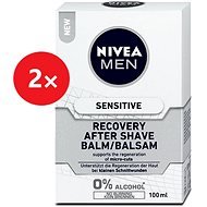 NIVEA MEN Sensitive Recovery After shave balzsam  2 × 100 ml - Borotválkozás utáni balzsam
