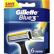 GILLETTE Blue3 6 pcs - Men's Shaver Replacement Heads