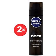 NIVEA MEN Deep Smooth Shave 2 × 200 ml - Shaving Foam