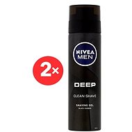 NIVEA MEN Deep Clean Shave 2× 200ml - Shaving Gel