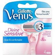 GILLETTE Venus Sensitive Divine 4 Pcs - Women's Replacement Shaving Heads