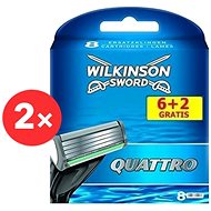 WILKINSON Quattro 2× 8 Pcs - Replacement Blade Refill