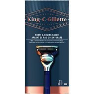 KING C. GILLETTE Shave & Edging + hlavica 1 ks - Holiaci strojček