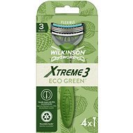 WILKINSON Xtreme3 ECO Green 4 ks - Jednorazové holiace strojčeky