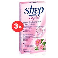 STREP Opilca Wax Strips for Face and Bikini Area 3 × 20 pcs - Depilatory Strips
