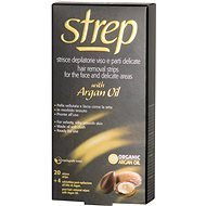 STREP Argan Oil Wax Strips for Face and Bikini Area 20 pcs - Depilatory Strips