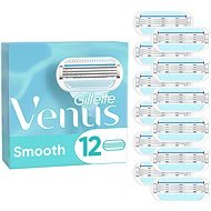 GILLETTE Venus Smooth 12 pcs - Women's Replacement Shaving Heads