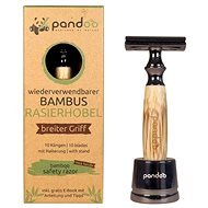 PANDOO Bambusz borotva széles fogantyúval  + 10 db borotvapenge - Borotva