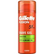 GILLETTE Fusion Shave Gel Sensitive with Almond oil 75 ml - Borotvagél