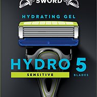 WILKINSON Hydro 5 Skin Protection Sensitive shaver + 4 replacement heads - Razor