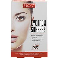 BEAUTY FORMULAS Eyebrow Depilatory Strips 4 pcs - Depilatory Strips